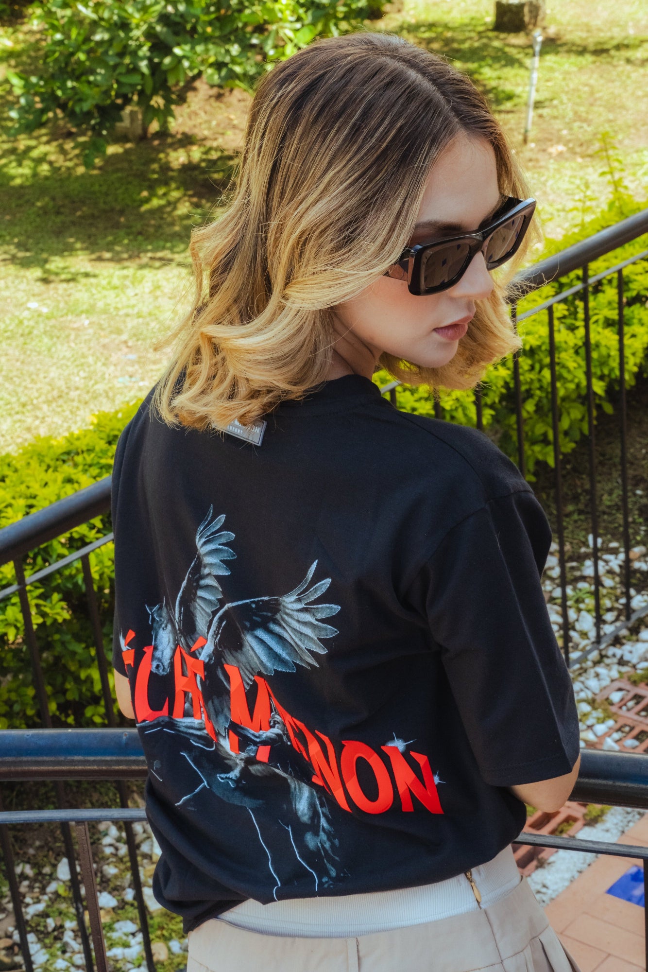 Tempting Pegasus T-shirt Black